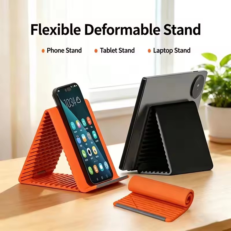 Laptop Tablet Accessories - Lazy Portable Phone Stand Silicone Desktop
