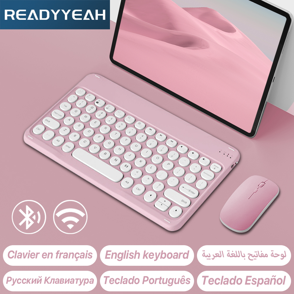 Tablet Accessories Kit - Wireless Keyboard And Mouse For Apple