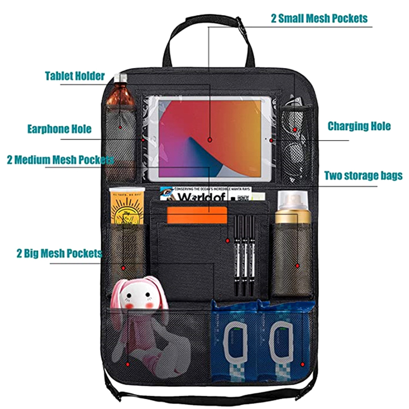 1pc Car Backseat Organizer wit - Tablet Accessories Bag review and price