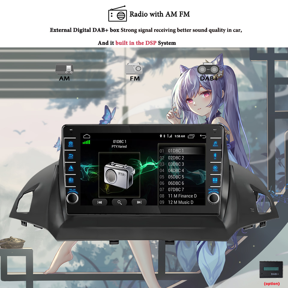 8G+128G Android 14 For Ford Ku - Tablet Danish Mobile & Accessories review and price