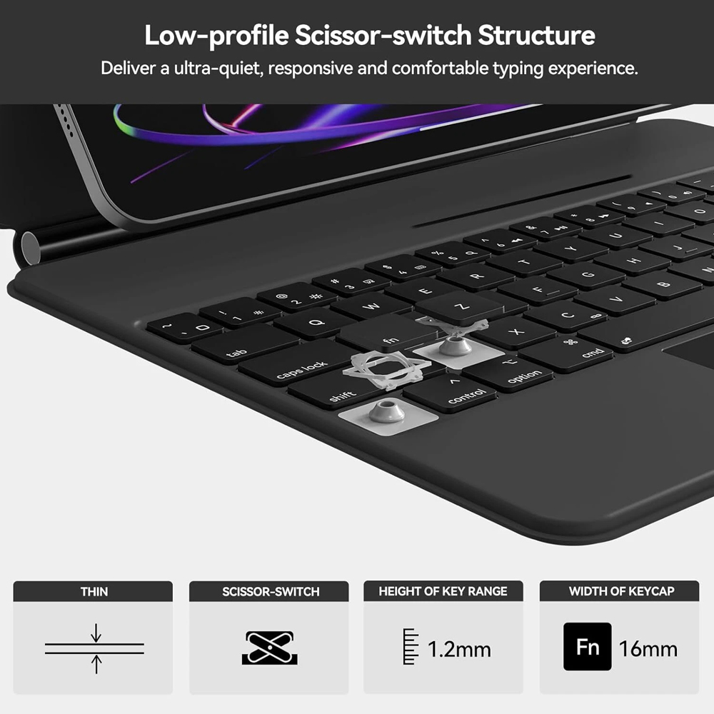 Bluetooth Magic Keyboard Case  - Tablet Keyboard Case review and price