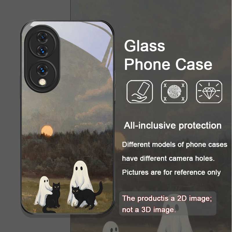Cute Cartoon Black Cat Ghost P - Huawei Nova 12 review and price