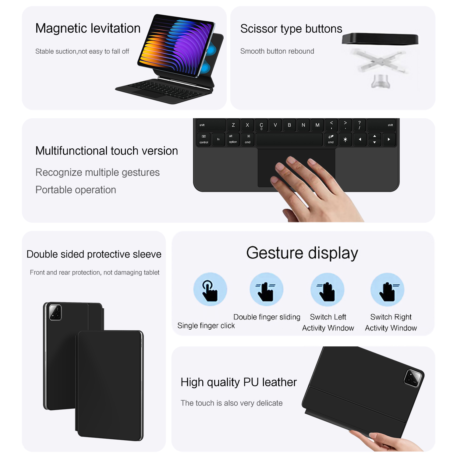 Magic Keyboard For Xiaomi Pad  - Tablet Keyboard Case review and price