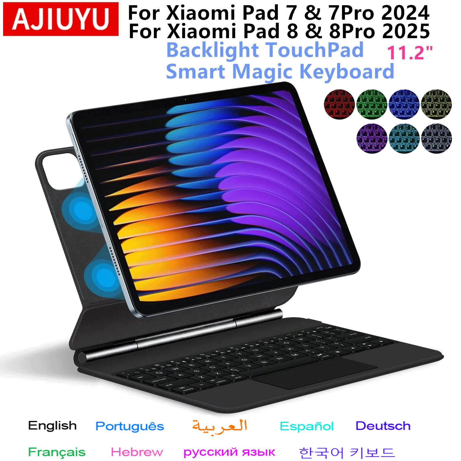 Magic Keyboard Folio For Xiaom - Tablet Keyboard Case review and price