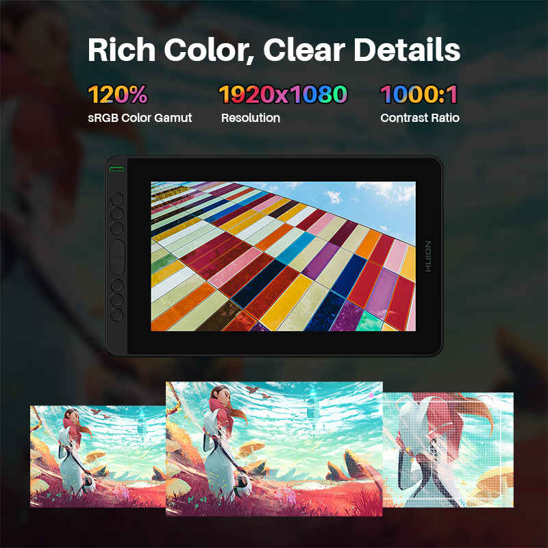 HUION Kamvas 12 Graphic Tablet - Huion Tablet Accessories review and price