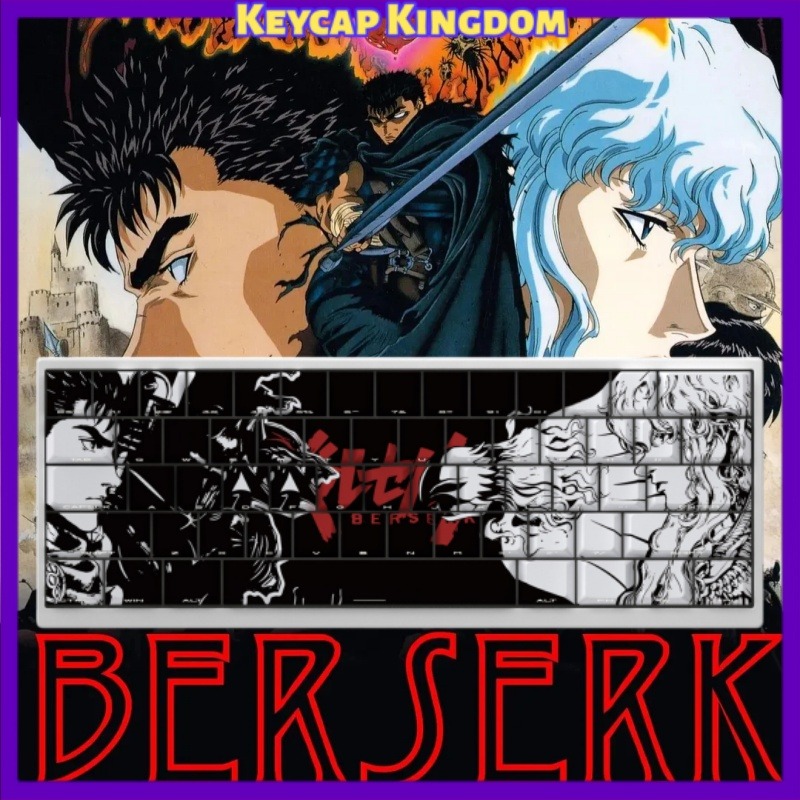 BERSERK Theme Anime Keycap 98  - Tablet Accessories For Gaming review and price