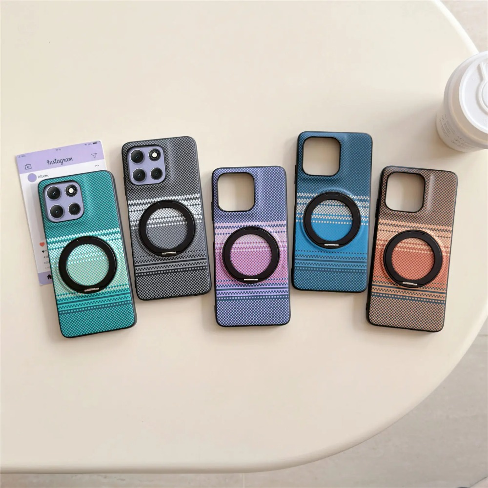 Luxury Metal Ring Magnetic Lea - Motorola Tablet Accessories review and price