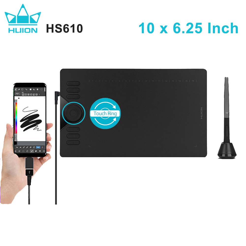 HUION HS610 Graphic Tablets Di - Huion Tablet Accessories review and price