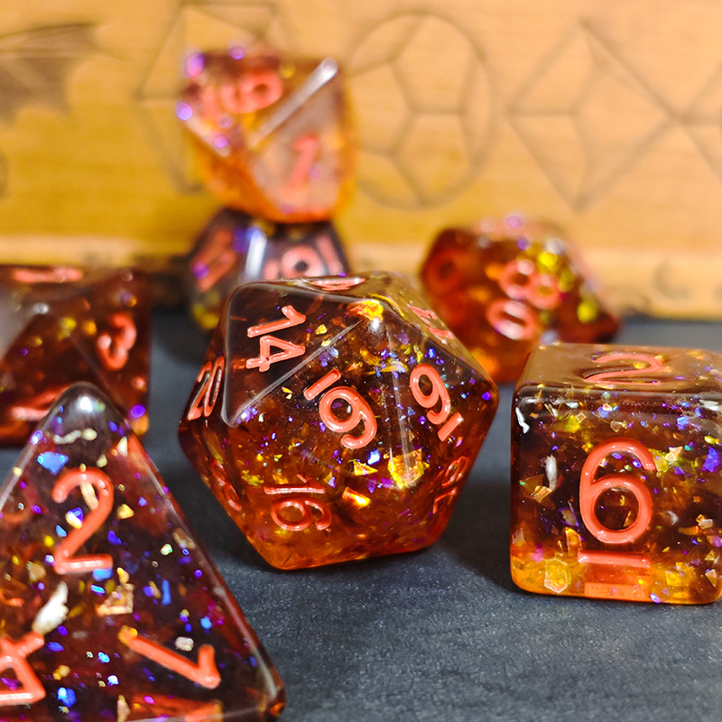 Fire Orange Confetti Resin Pol - Tablet Accessories Kit review and price