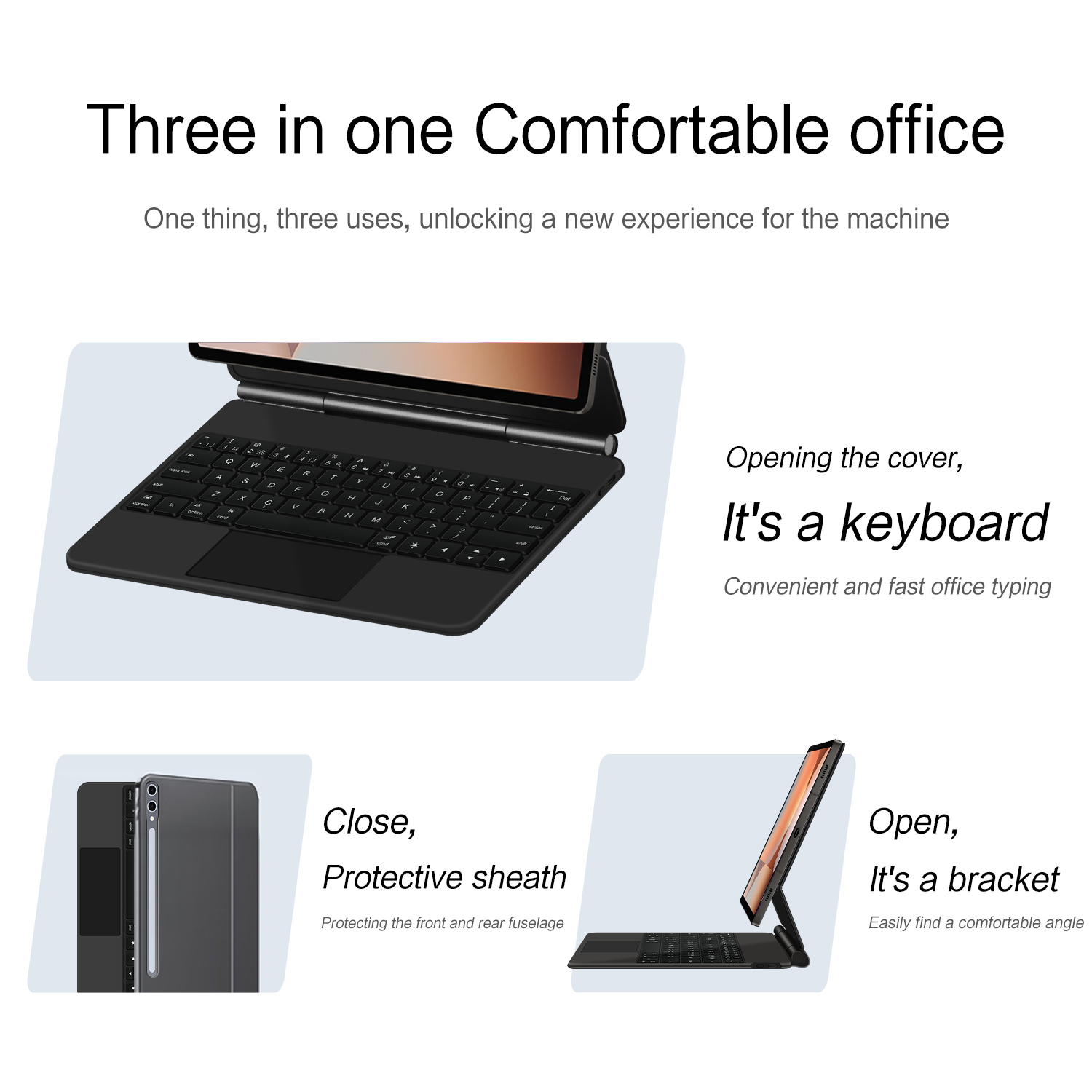 Magic Keyboard Folio for Samsu - Tablet Keyboard Case review and price